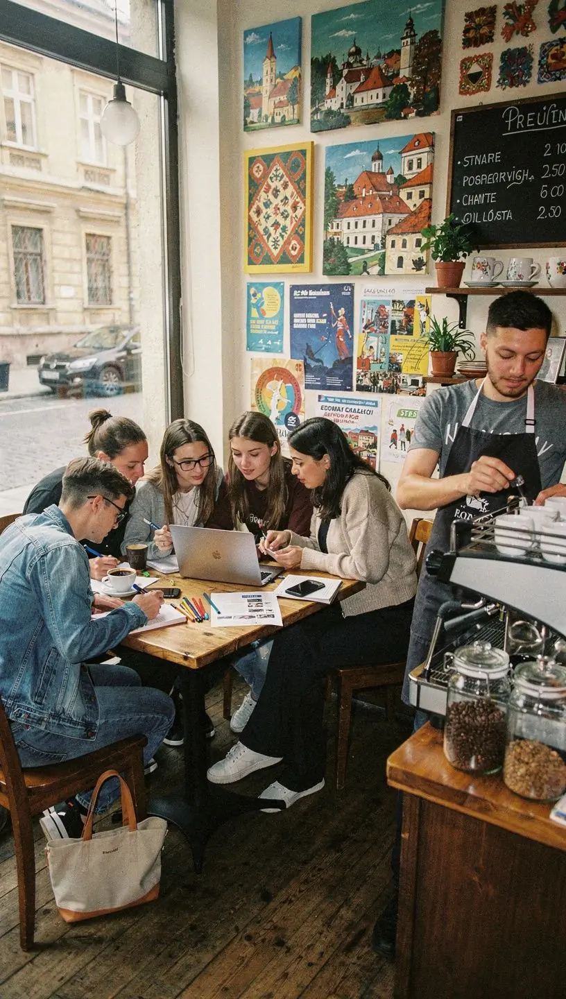 Modern office environment